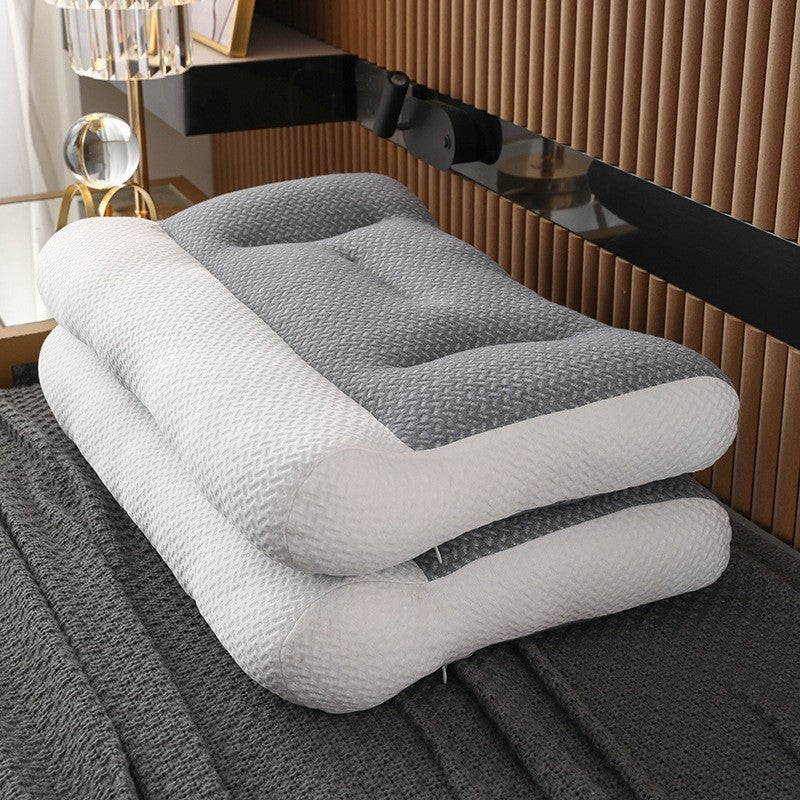 Ergonomic Memory Foam Contour Pillow with Cooling Zoned Cover LoungeYard — product view 7