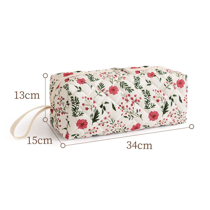 Quilted Animal Print Makeup Bag LoungeYard — product view 6