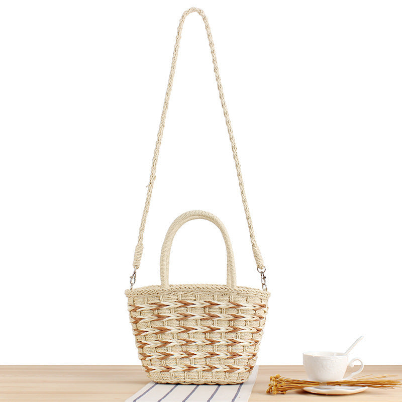 Braided Designer Handbag with Removable Shoulder Strap LoungeYard — product view 1