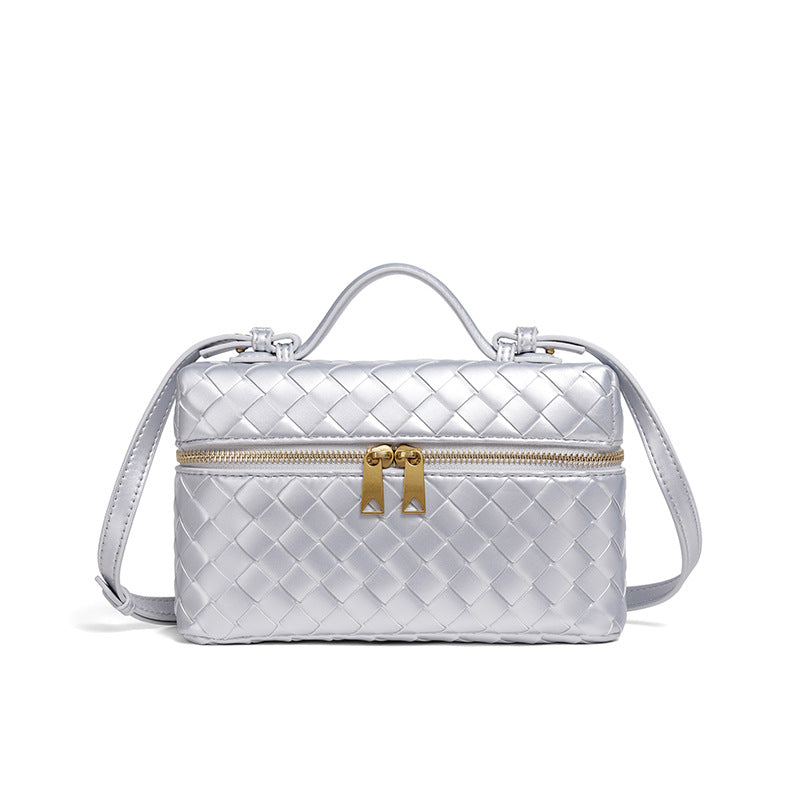 Structured Woven Satchel Bag LoungeYard — product view 5