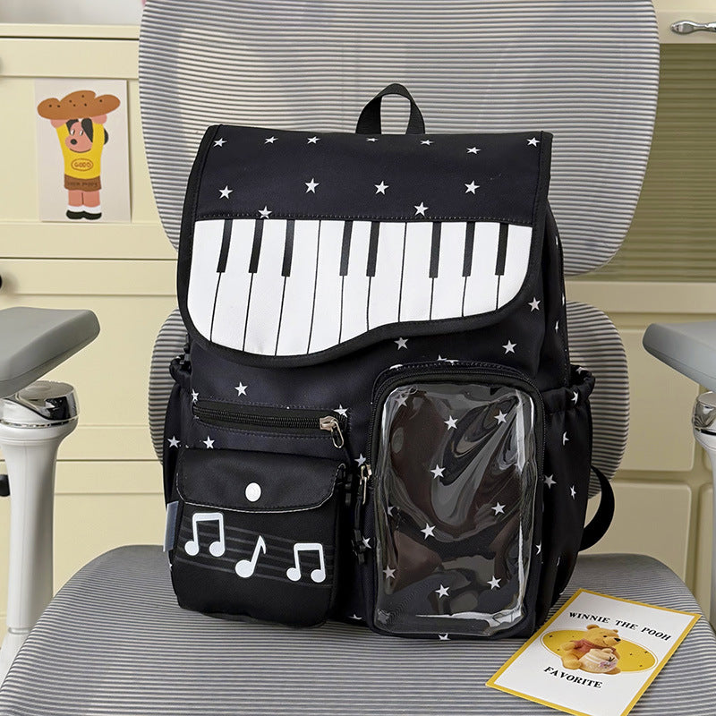 Musical-Themed School Backpack LoungeYard — product view 6