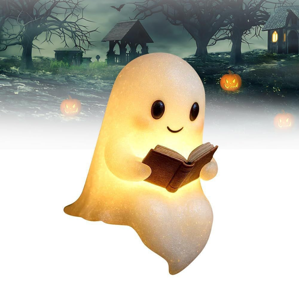 Halloween-Themed Ghost Reading Lamp Bowlift — product view 7