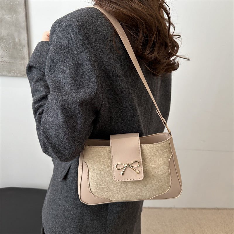Stylish Faux Suede Handbag LoungeYard — product view 2
