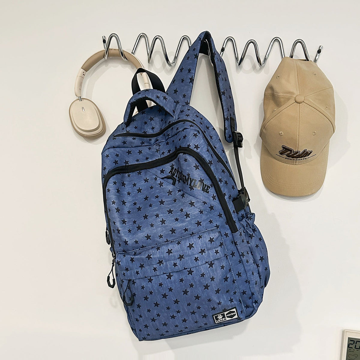 Star-Patterned Adventure Backpack LoungeYard — product view 6