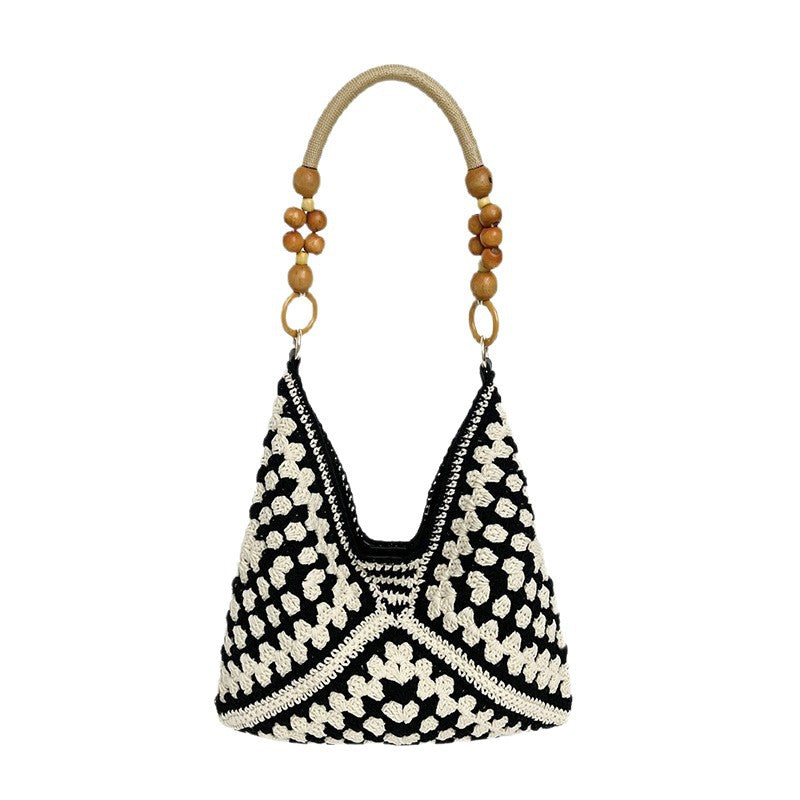 Crochet Decorative Tote Bag LoungeYard — product view 5