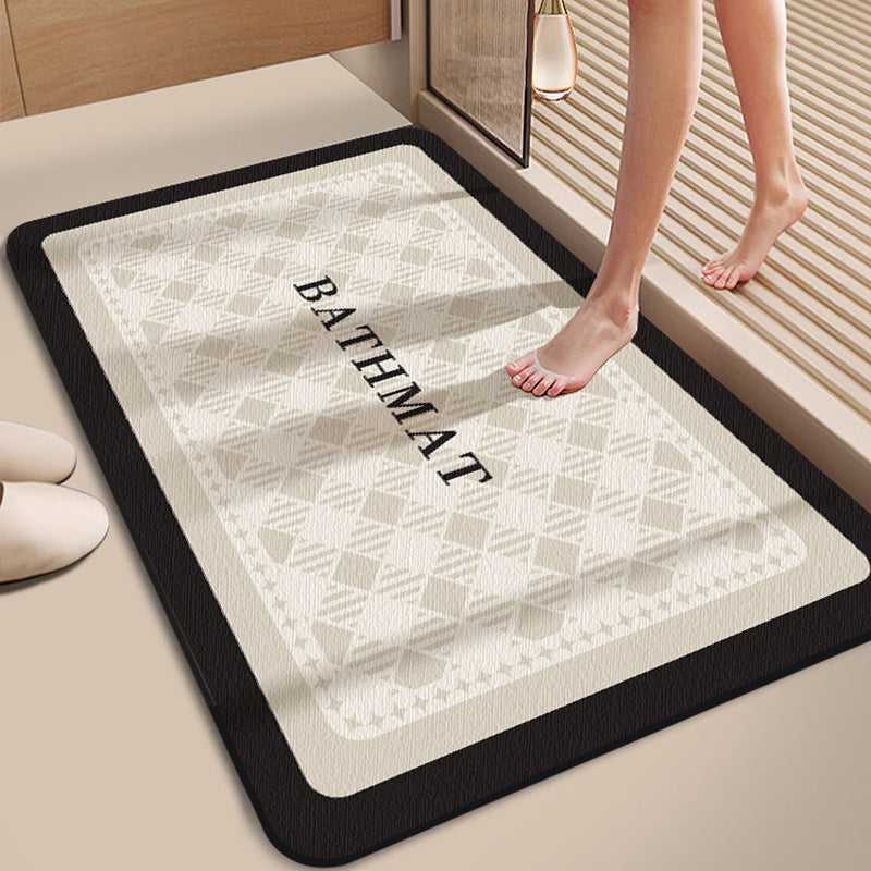 Geometric Pattern Non-Slip Bath Mat — product view 7