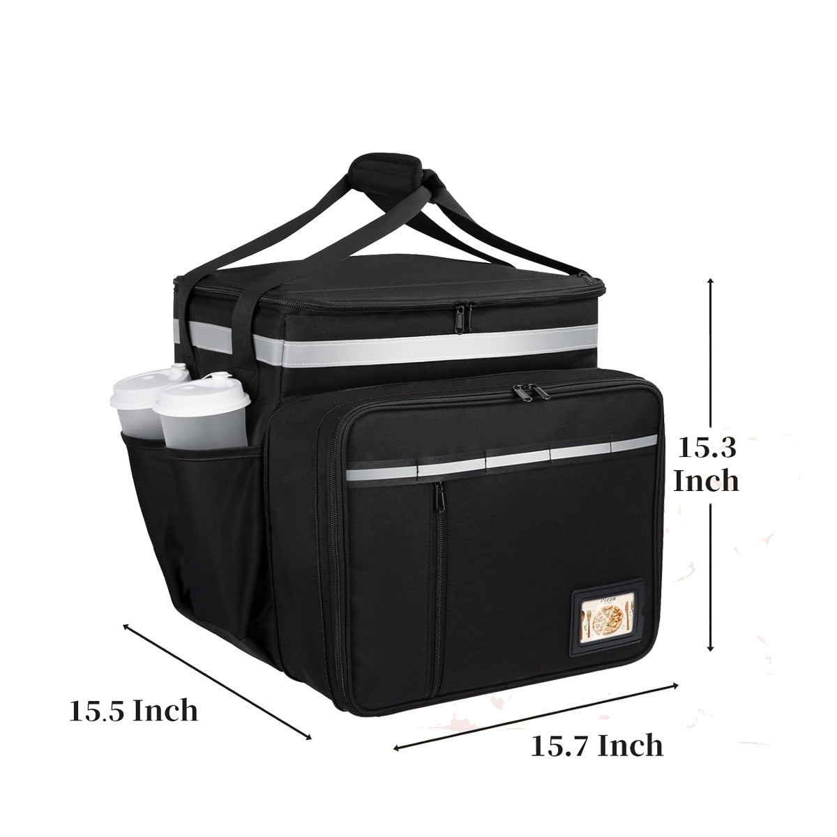 Ladies Insulated Multi-Purpose Delivery Bag with Practical Outer Pockets LoungeYard — product view 5