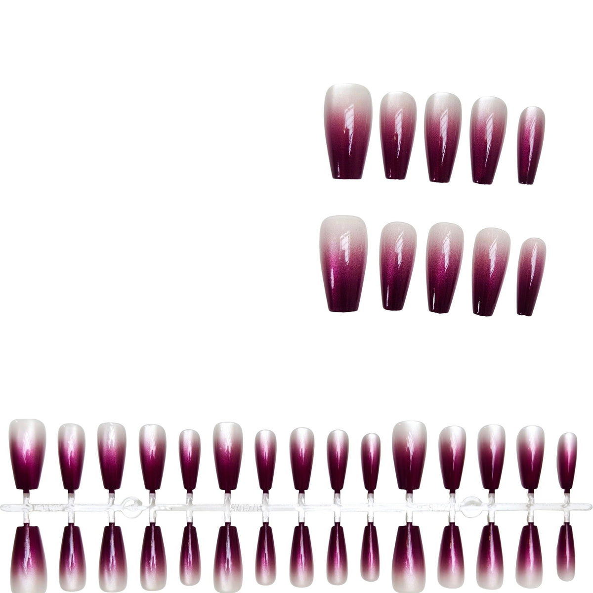 Ombre Gradient Press-On Nails Set — product view 4