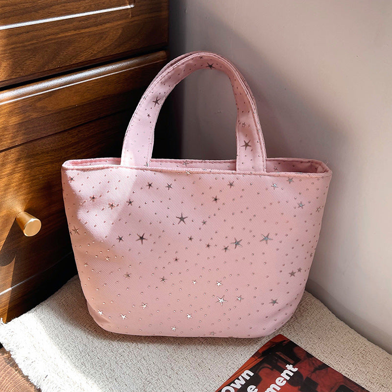 WoStar-Patterned Everyday Tote Bag LoungeYard — product view 2