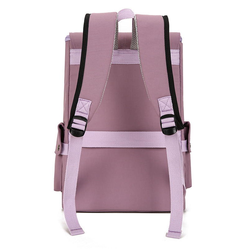 City backpack with multiple compartments by LoungeYard — product view 3