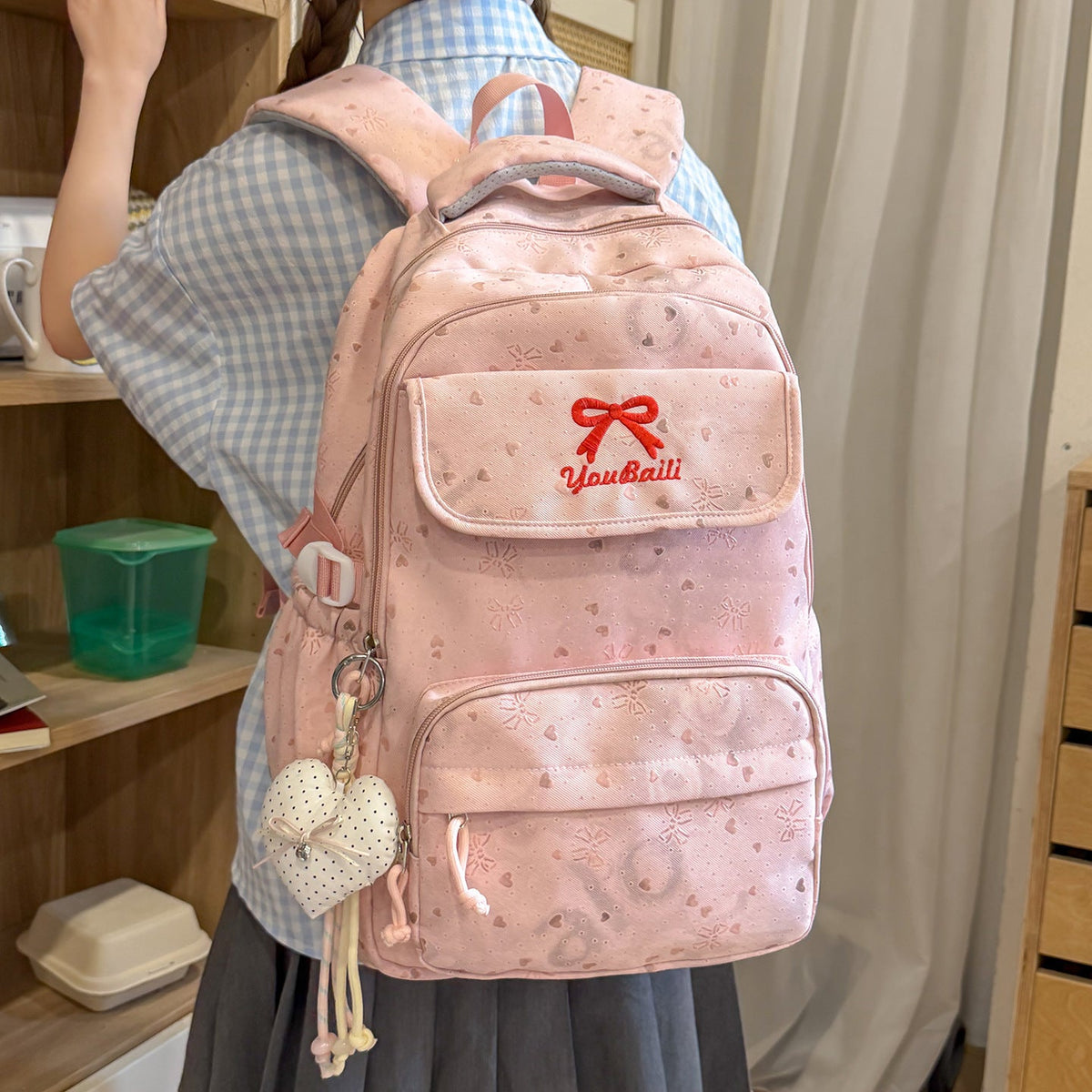 Playful Illustrated Graphic Backpack LoungeYard — product view 2