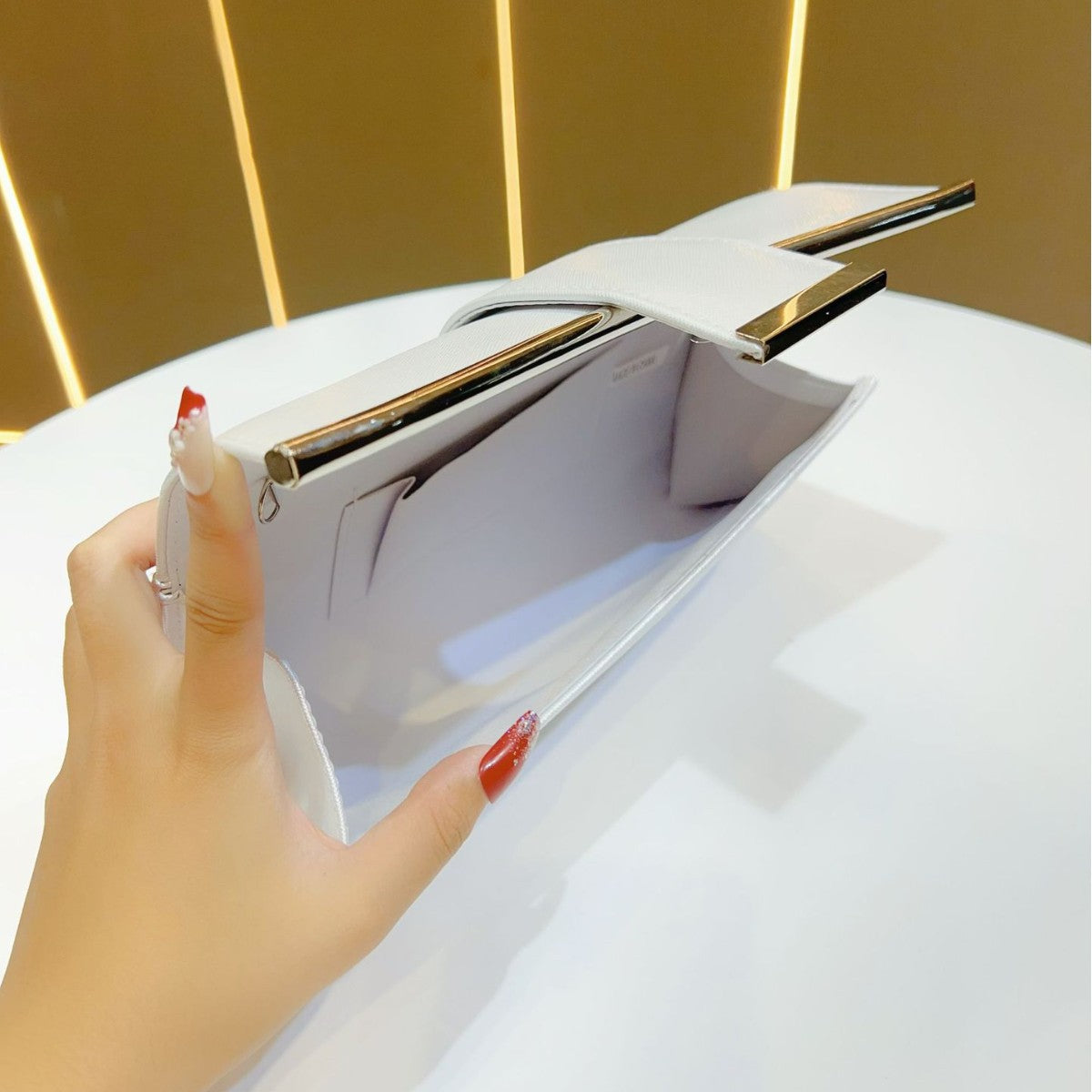 Metallic Evening Clutch — product view 3