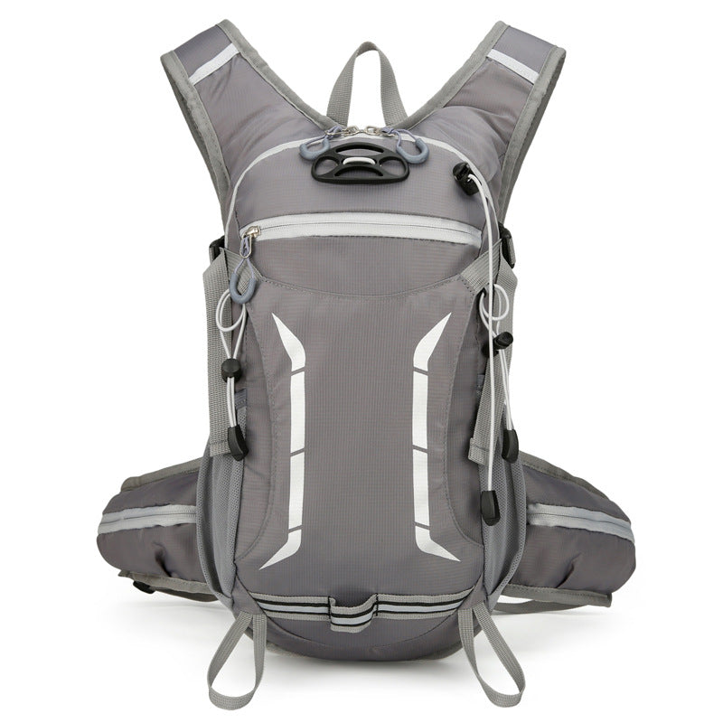 Unisex nan lighter Trailrunning hydration backpack with hip belt pockets, hydration bladder compartment, and breathable back padding LoungeYard — product view 2