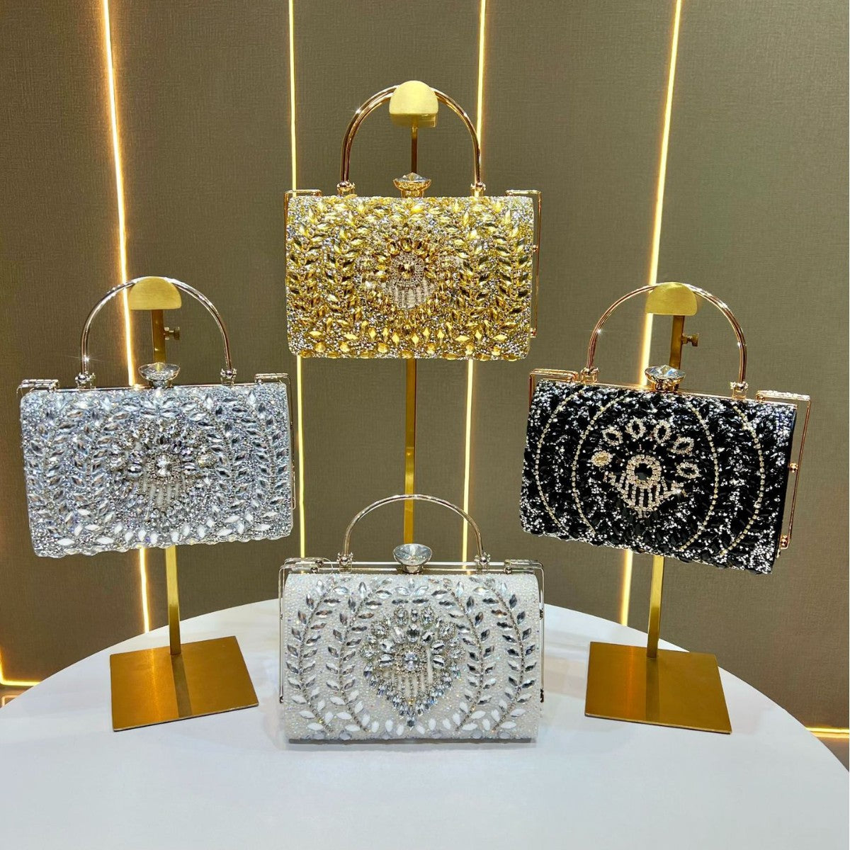 Ornate Beaded Evening Handbag — product view 4