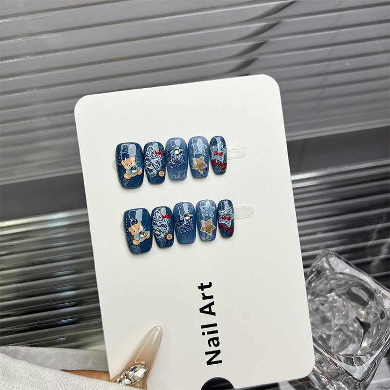 Whimsical Character Design Press-On Nails — product view 1