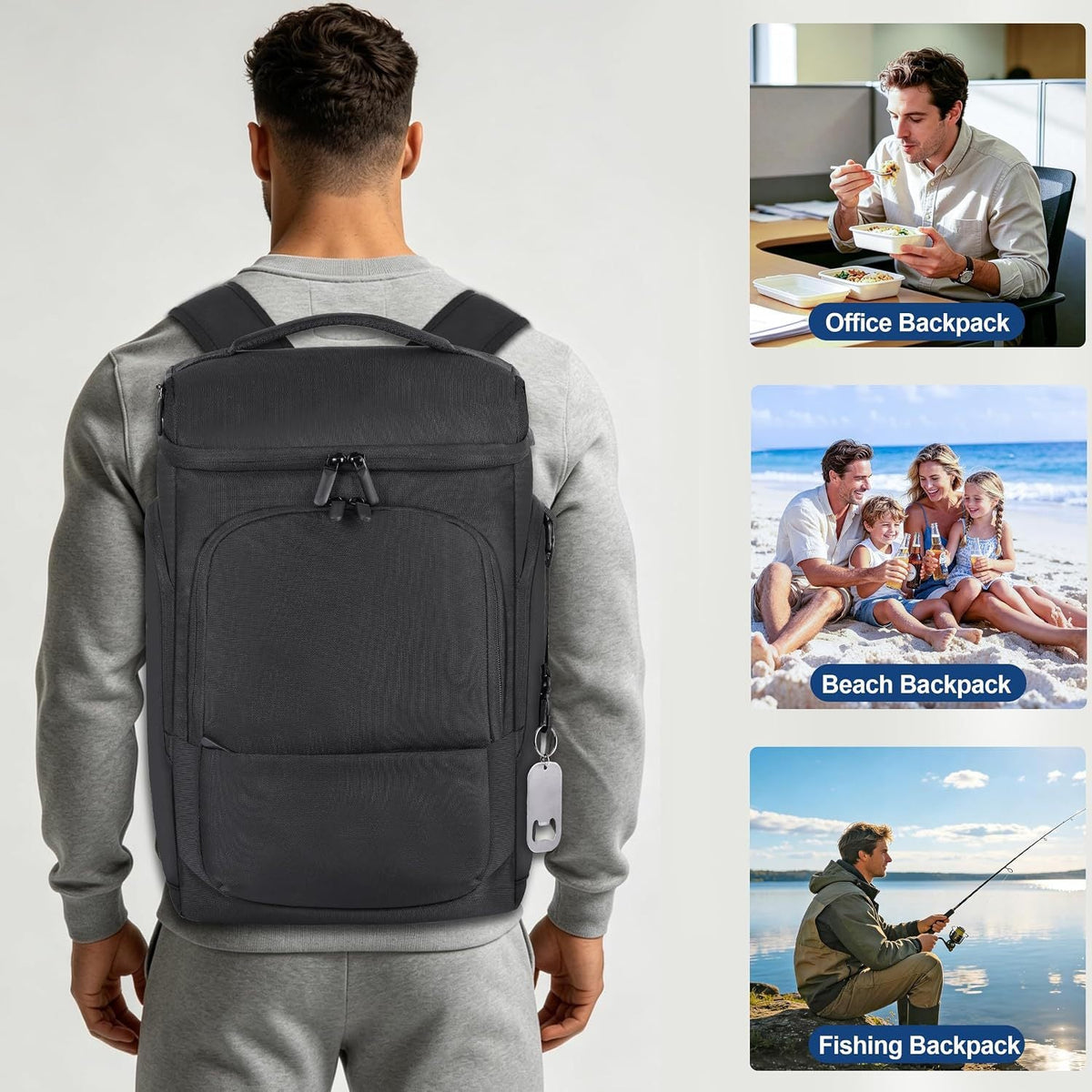Insulated Cooler Backpack LoungeYard — product view 1