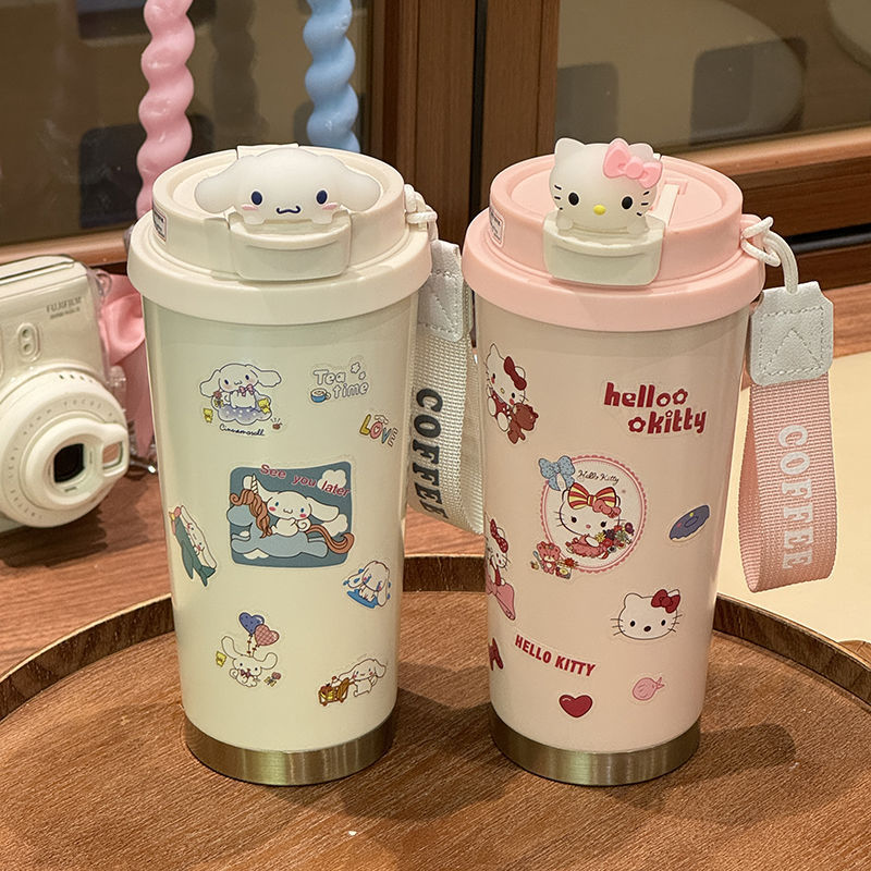 Women's insulated mug with playful character design LoungeYard — product view 4