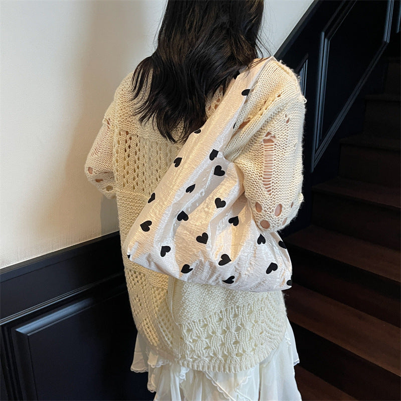 Embroidered Canvas Tote Bag LoungeYard — product view 3