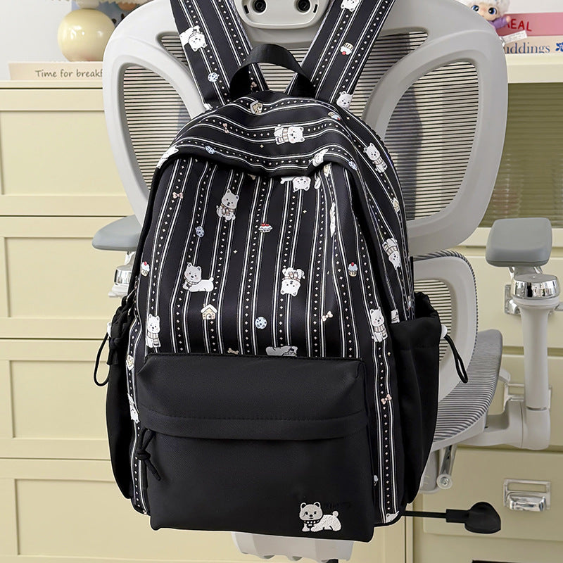 Cute Illustrated Character Design Backpack LoungeYard — product view 7