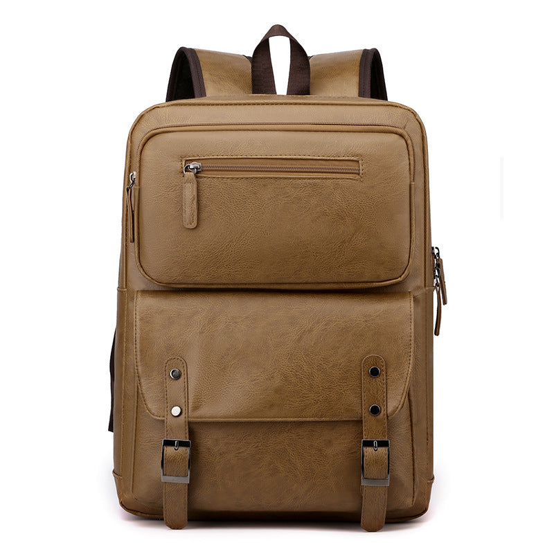 Stylish Leather Backpack LoungeYard — product view 5