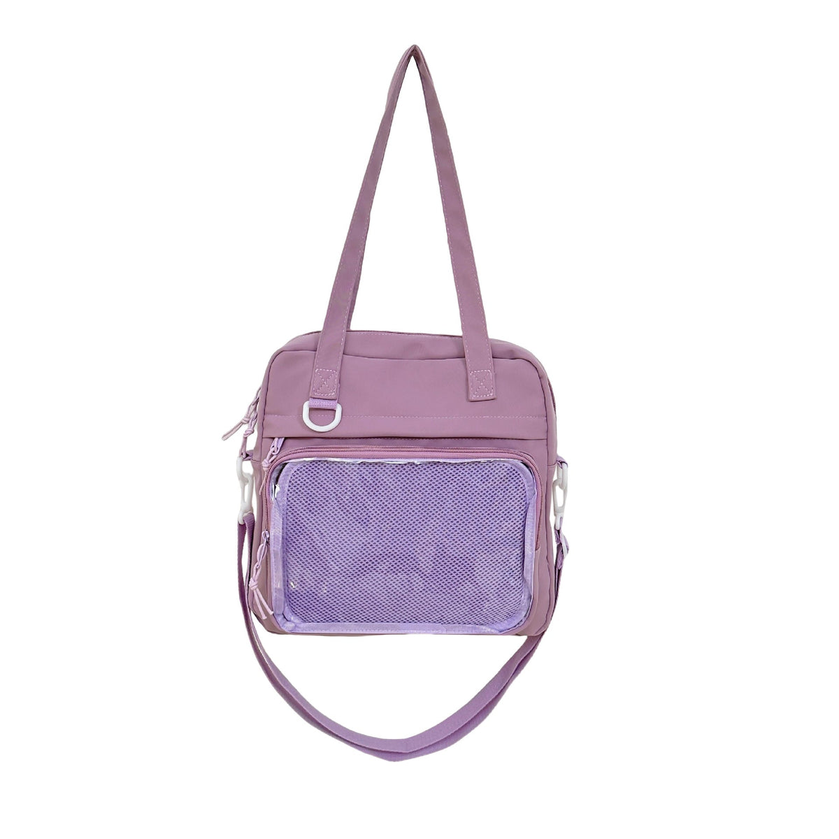 Practical Tote Bag with Transparent Viewing Window LoungeYard — product view 6