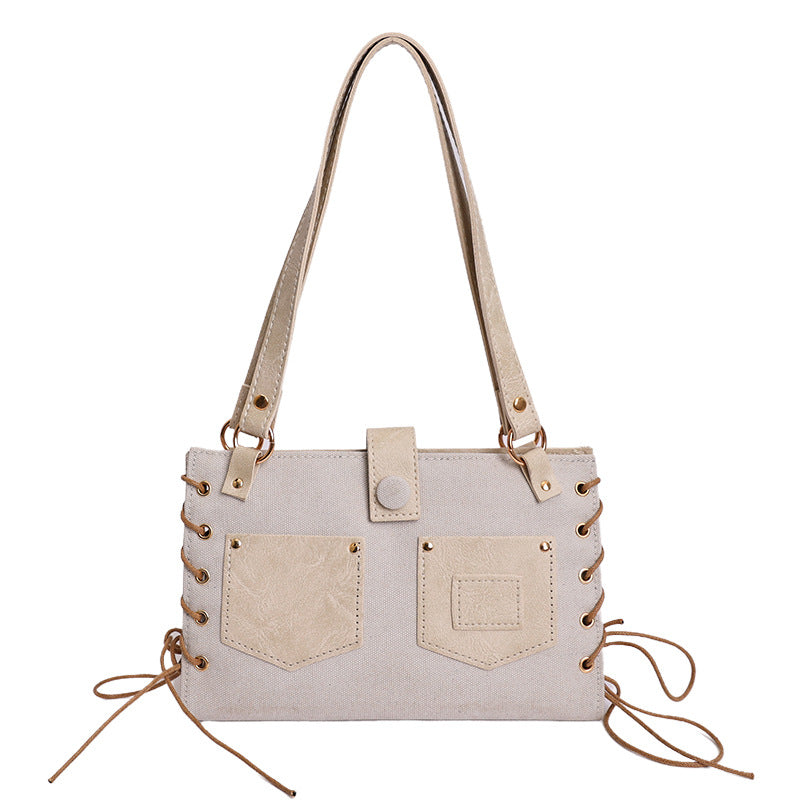 WoElegantly Structured Utility Tote Bag LoungeYard — product view 6