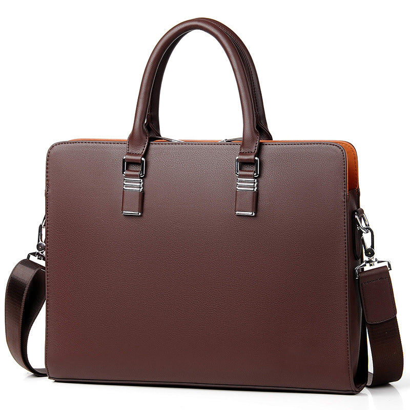 Professional Leather Briefcase LoungeYard — product view 4