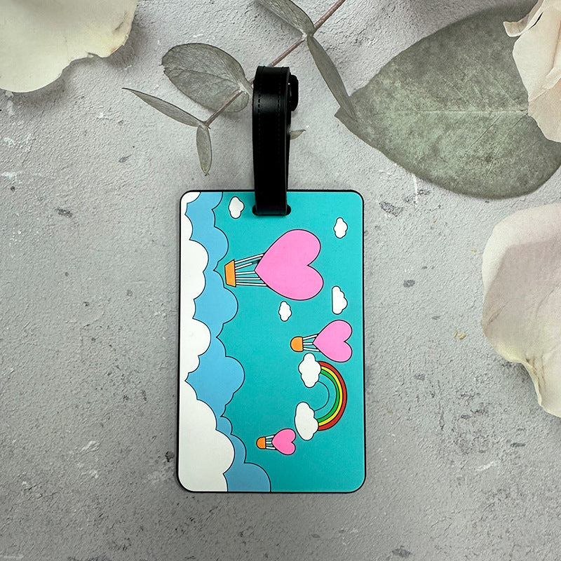 Whimsical Cloud-Themed Luggage Tag LoungeYard — product view 6