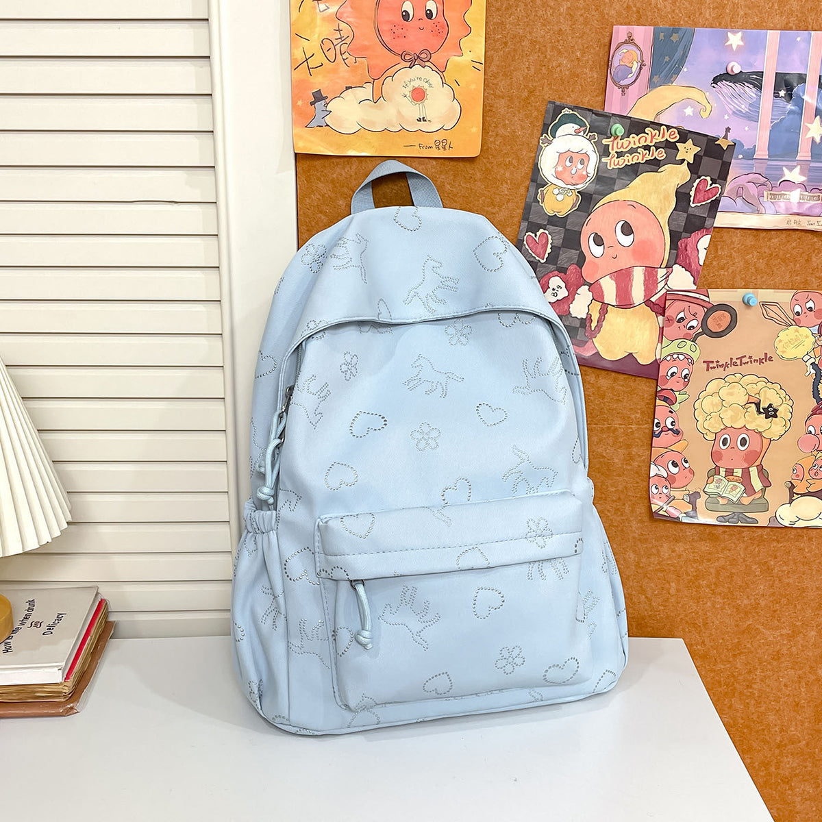 Durable Graphic Print Backpack LoungeYard — product view 6