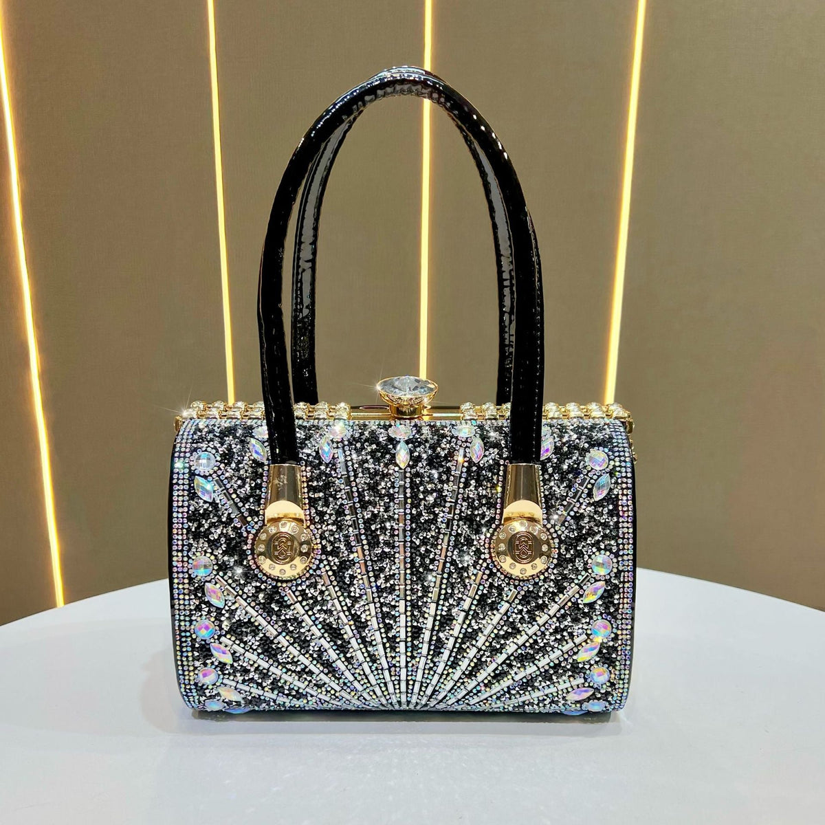 Luxe Crystal-Embellished Evening Handbag — product view 7