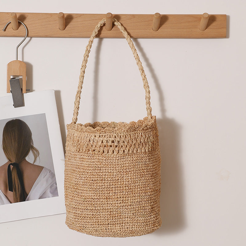 Braided Bast Bag LoungeYard — product view 1