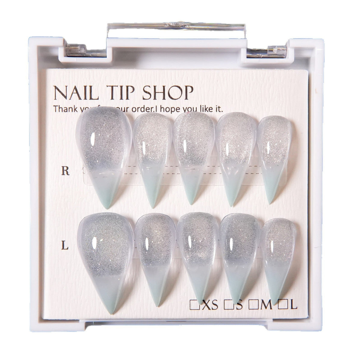 Glittering Stiletto Press-On Nail Set — product view 5