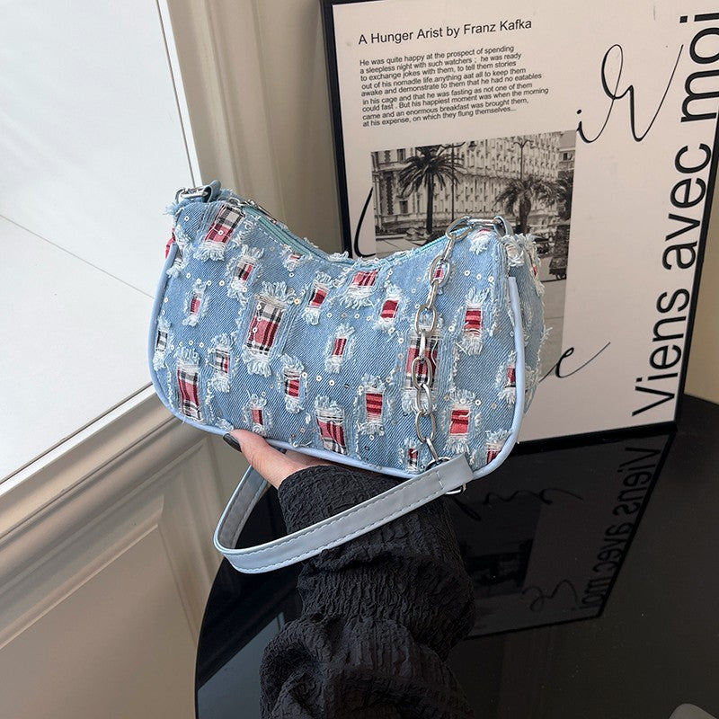 Starry Patterned Shoulder Bag — product view 6