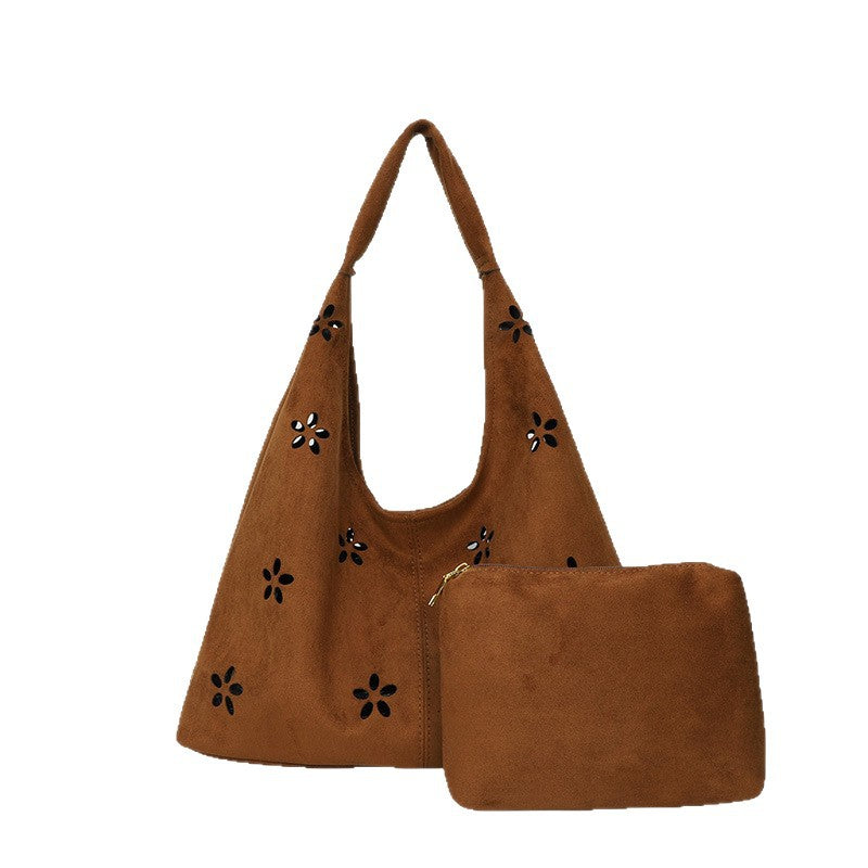 Floral Embroidered Tote Bag LoungeYard — product view 5