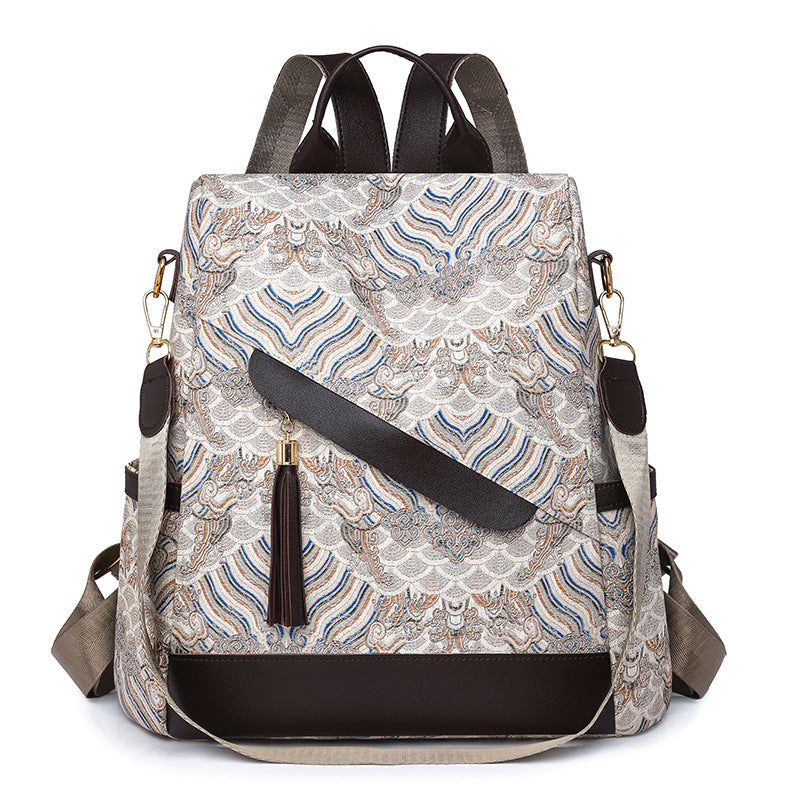 Elegant Quilted Backpack LoungeYard — product view 4