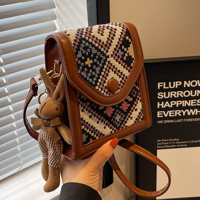 Handcrafted Bohemian Crossbody Bag — product view 4