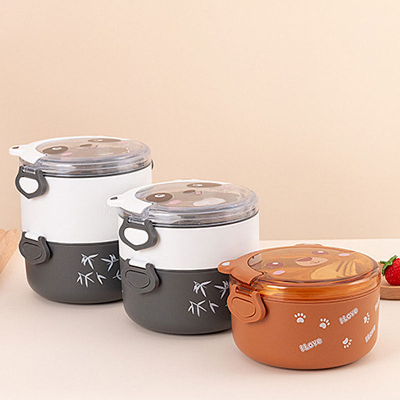 Cute Panda-Themed Food Storage Container — product view 1
