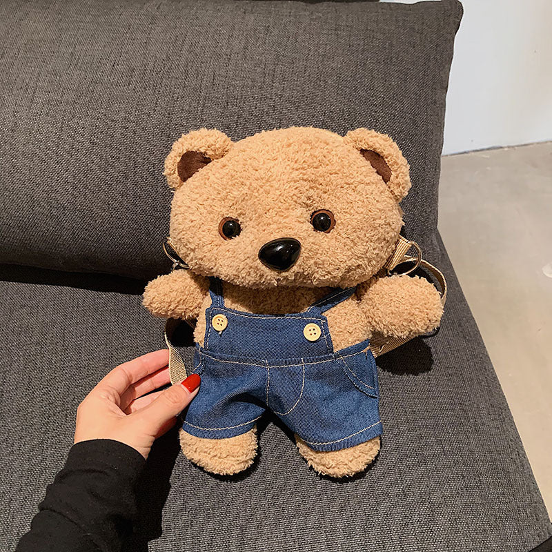 Plush Teddy Bear Crossbody Bag — product view 3