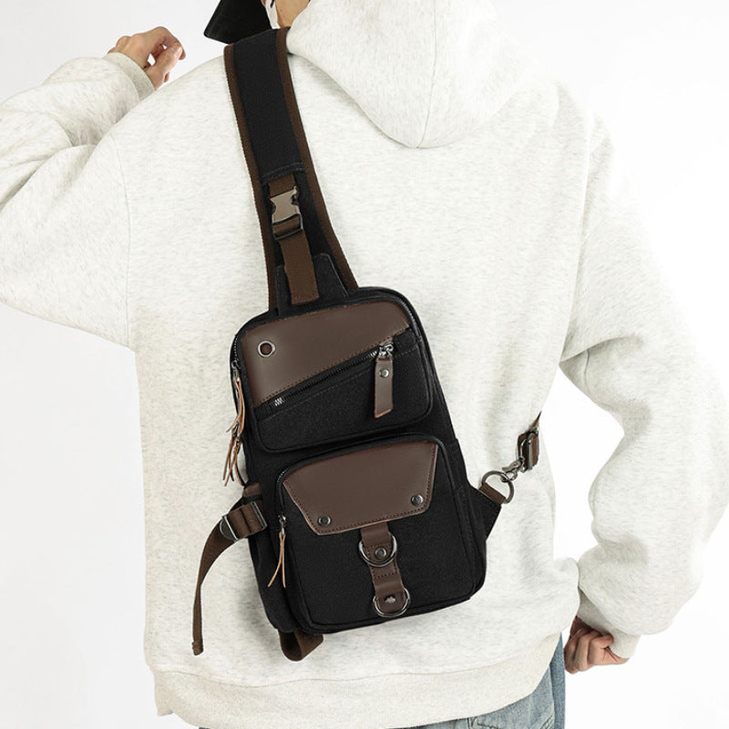 Casual Multi-Pocket Sling Bag LoungeYard — product view 5