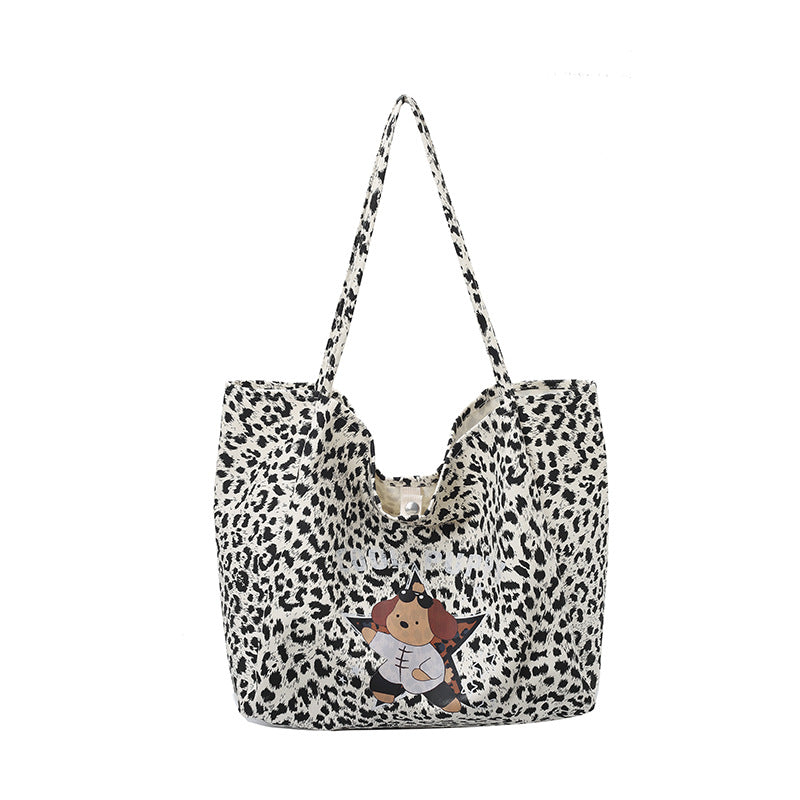 Playful Graphic Print Tote Bag — product view 6