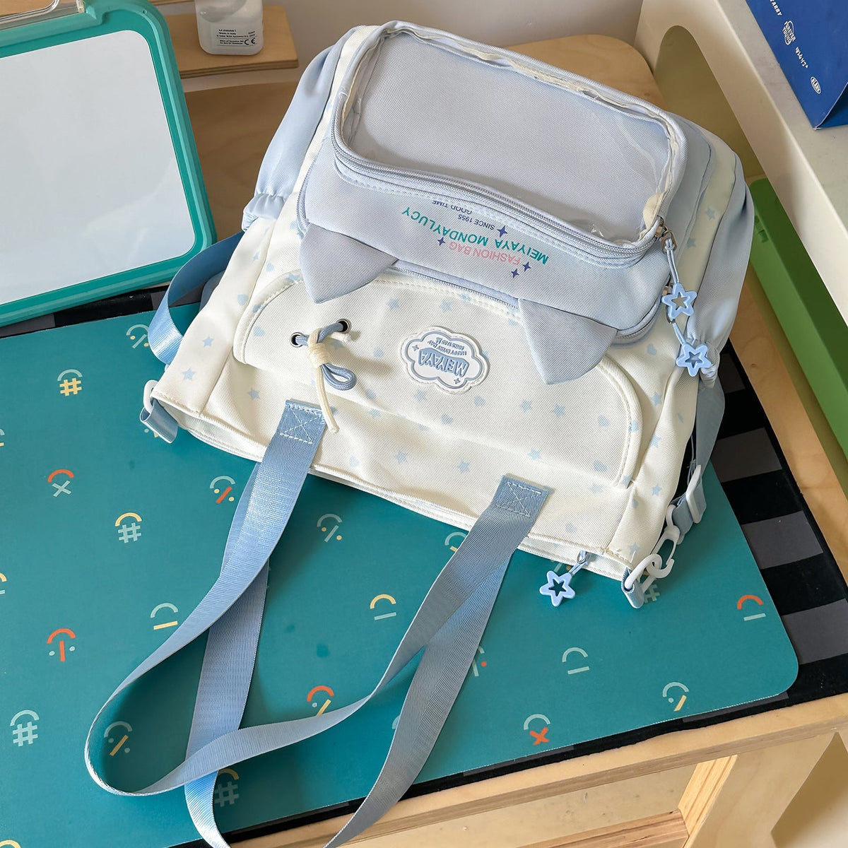Lightweight Stylish Star Pattern Backpack — product view 4