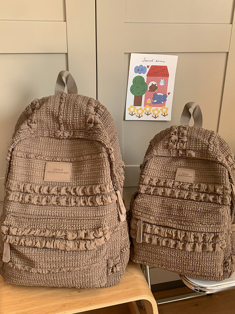 Stylish Textured Everyday Backpack — product view 2