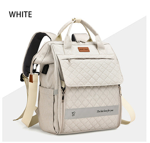 Quilted Multi-Purpose Backpack LoungeYard — product view 6