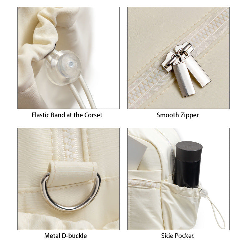 Elegant tote bag with multiple compartments LoungeYard — product view 4