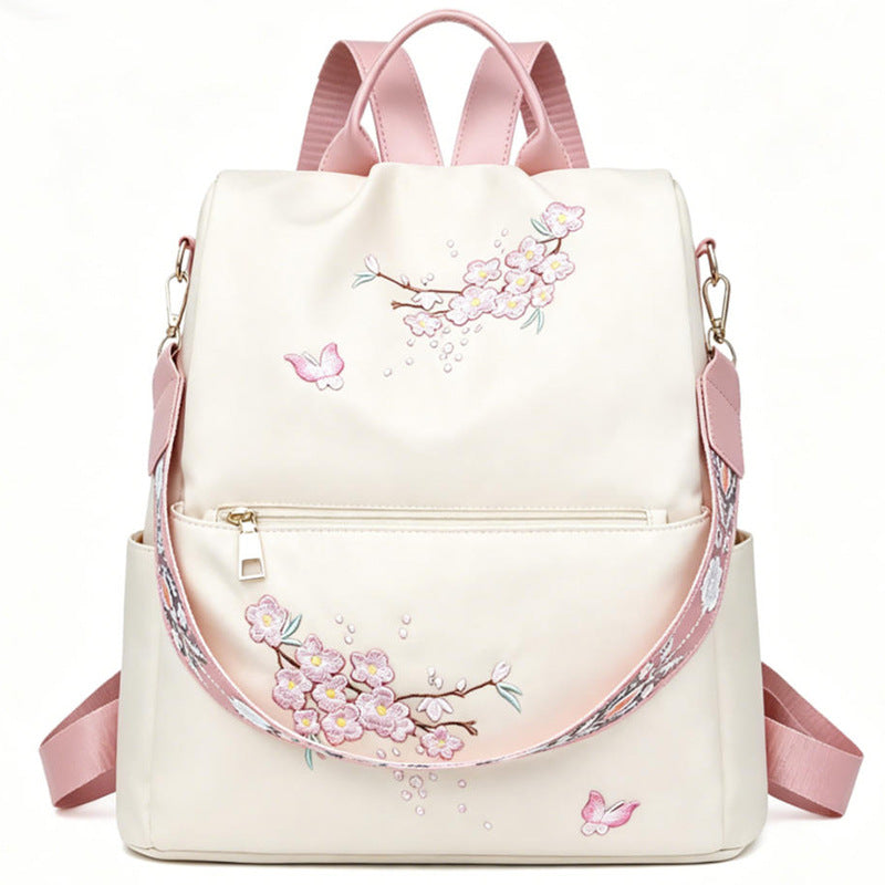 Women's Embroidered Floral Backpack LoungeYard — product view 5