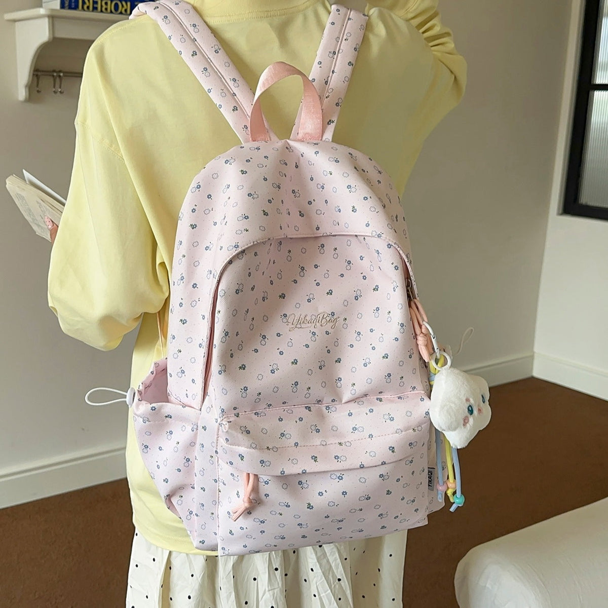 Star-Patterned Casual Backpack LoungeYard 1791204286 — product view 4
