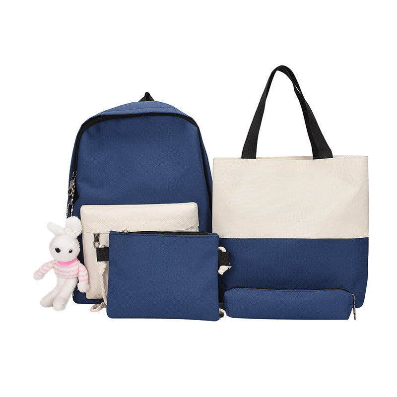 5-Piece Leisure Backpack and Tote Bag Set LoungeYard — product view 1