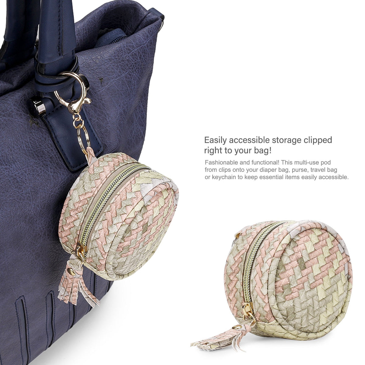 Round Cosmetic Bag LoungeYard — product view 4