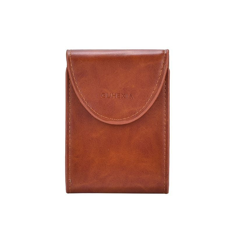 Premium Leather Card Holder LoungeYard — product view 3