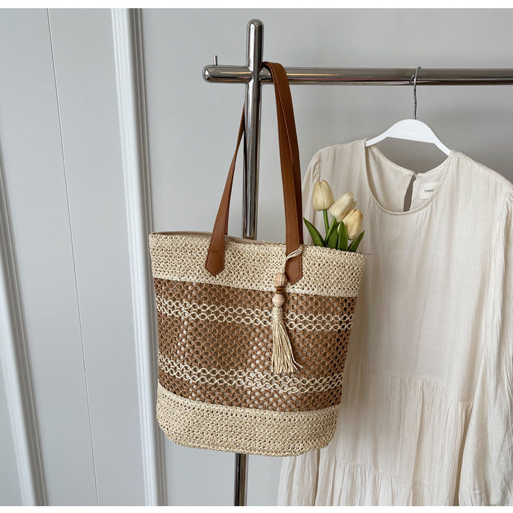 Handbag with Rustic Wave Design LoungeYard — product view 2